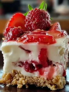 Family-Favorite Strawberry Shortcake Ice Cream Cake