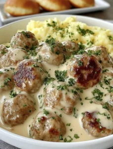 Winter Comfort Creamy Swedish Meatballs