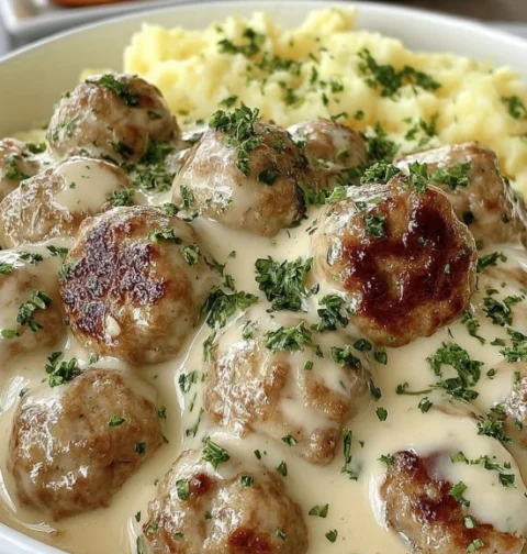 Best Swedish Meatballs Creamy Sauce Recipe Winter Comfort Food Swedish Meatballs Easy Creamy Swedish Meatballs Recipe How ...