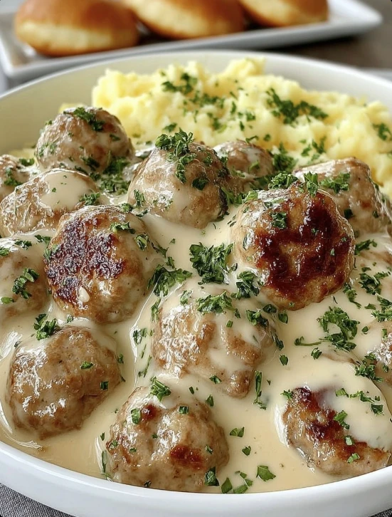 Best Swedish Meatballs Creamy Sauce Recipe Winter Comfort Food Swedish Meatballs Easy Creamy Swedish Meatballs Recipe How ...