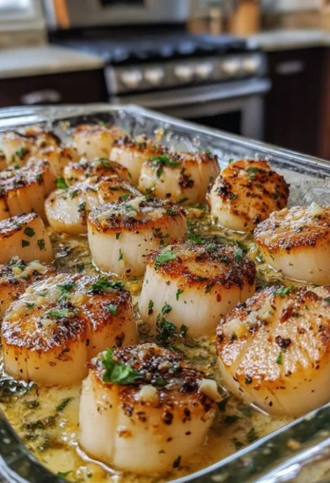 Best Warm Baked Scallops Recipe Holiday Table Seafood Ideas Gourmet Baked Scallops For Christmas How To Make Baked Scallop...