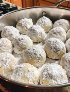 BUTTERY PECAN SNOWBALL COOKIES