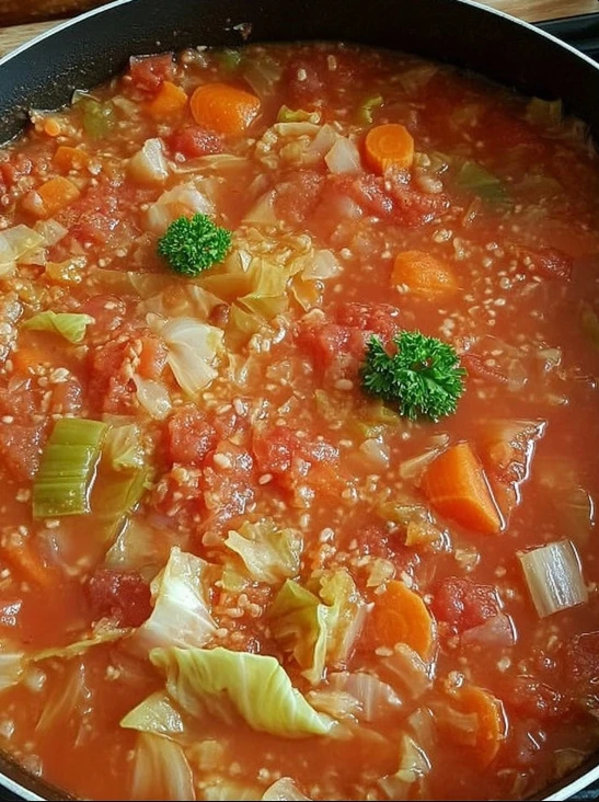 Cabbage Soup Diet Recipe For Weight Loss Best Cabbage Fat-burning Soup Low-calorie Cabbage Soup Recipe Homemade Cabbage So...