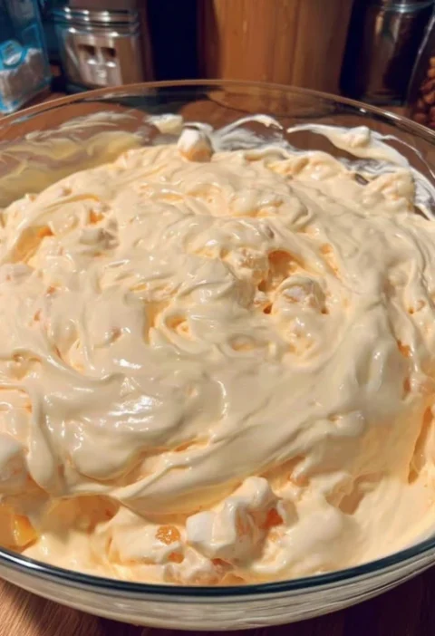 Country Kitchen Creamsicle Orange Fluff Recipe Homemade Creamsicle Orange Fluff Dessert Best Orange Creamsicle Fluff For P...