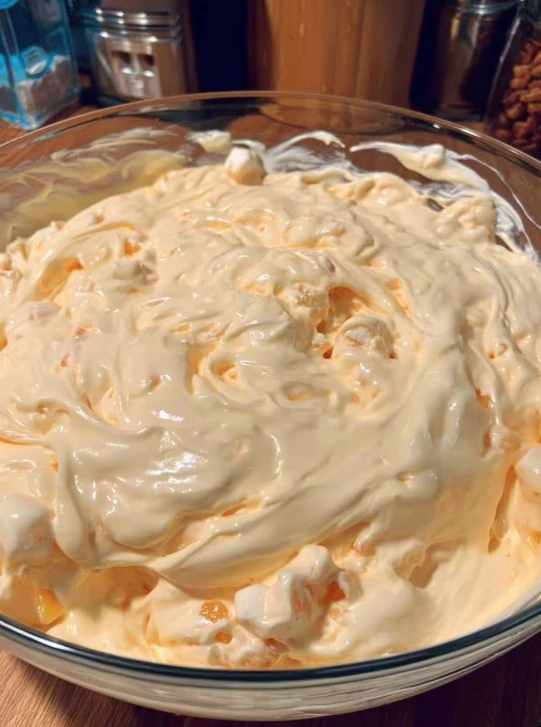 Country Kitchen Creamsicle Orange Fluff Recipe Homemade Creamsicle Orange Fluff Dessert Best Orange Creamsicle Fluff For P...