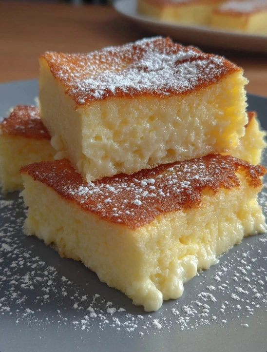Cozy Grandma’s Magic Custard Cake
