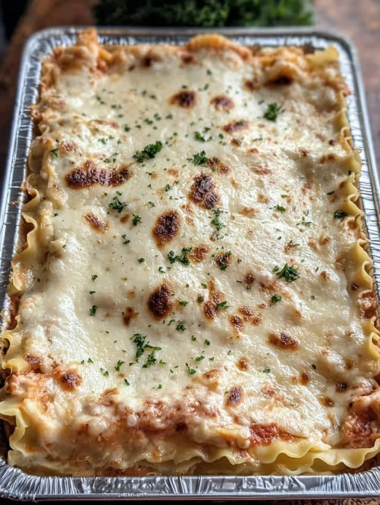 Creamy Alfredo Chicken Lasagna Recipe Best Cheesy Chicken Lasagna Homemade Rich Alfredo Lasagna Comfort Food Chicken Lasag...