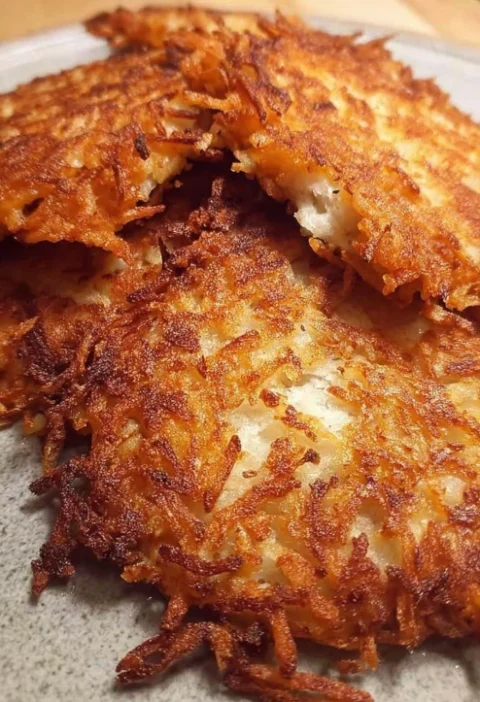 Crispy Potato Pancakes Recipe Golden Brown Potato Pancakes Savory Potato Pancakes Dinner Best Crispy Potato Pancakes How T...