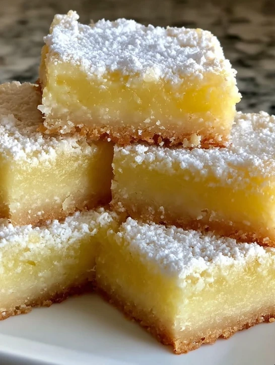 Easy 2 Ingredient Lemon Bars Quick Homemade Lemon Bars Recipe Simple Lemon Dessert Ideas Lemon Bars With Just Two Ingredie...