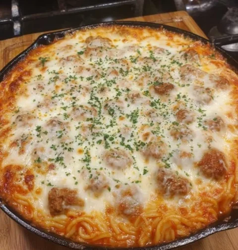 Easy Baked Cream Cheese Spaghetti Casserole Recipe Homemade Cream Cheese Spaghetti Bake Best Cheese For Spaghetti Casserol...