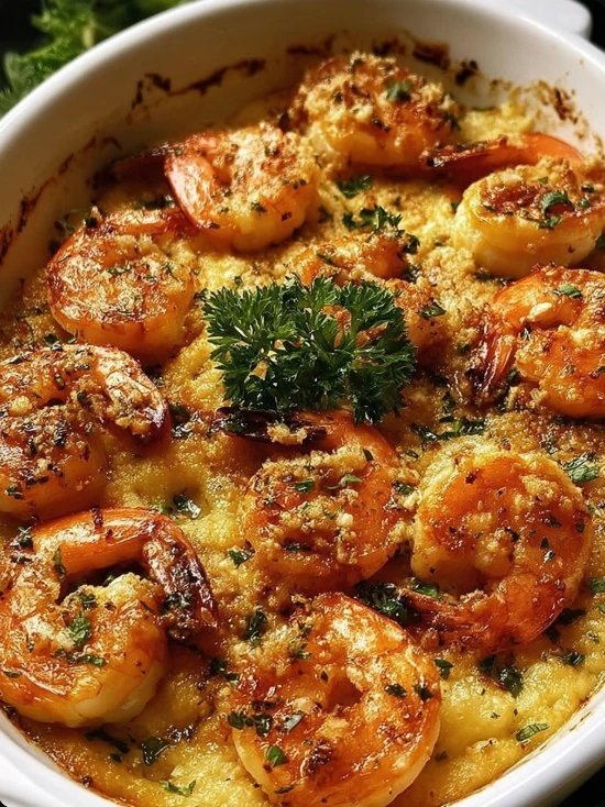 Easy Baked Shrimp In Garlic Butter Recipe Homemade Garlic Butter Shrimp Oven Best Garlic Butter Shrimp Recipe For Dinner L...