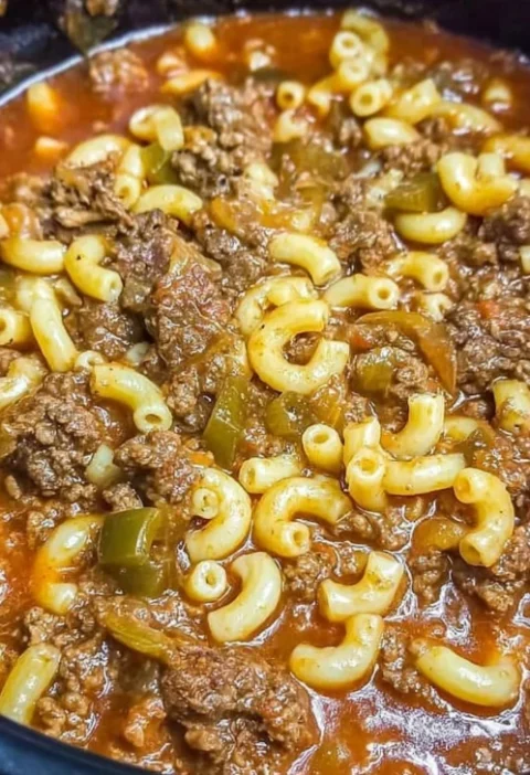 Easy Beef And Macaroni Soup Recipe Homemade Beef Macaroni Soup Slow Cooker Best Beef And Macaroni Soup Seasoning Low Sodiu...