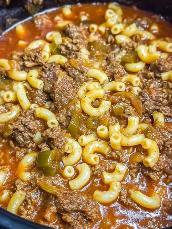 Beef and Macaroni Soup