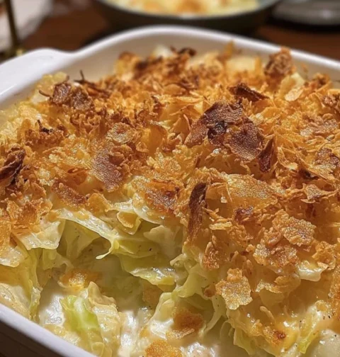 Easy Cabbage Casserole Recipe Creamy Cabbage Bake Cheesy Cabbage Casserole Dish Comforting Cabbage Recipes Best Cabbage Ca...
