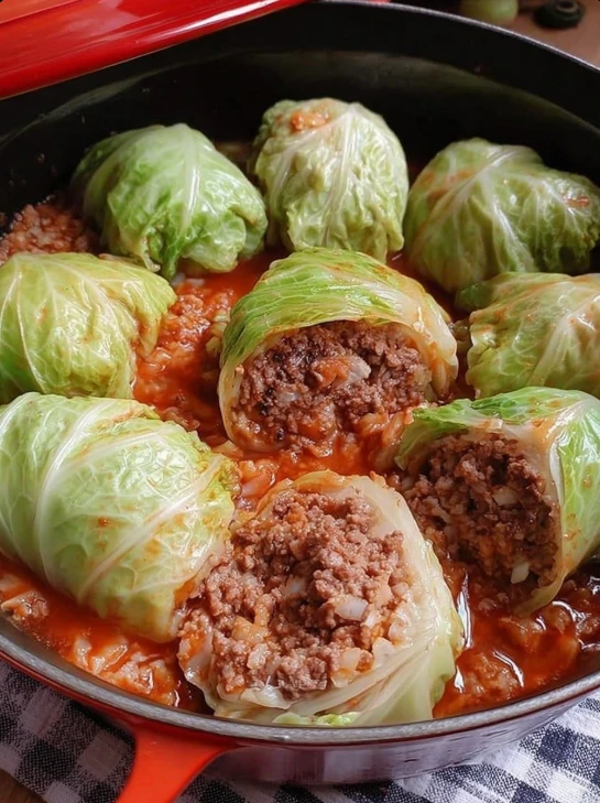 Easy Cabbage Rolls Recipe Family Favorite Best One-dish Cabbage Rolls For Kids Gluten-free Cabbage Rolls Homemade Vegan Ca...