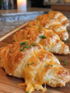 Cheesy Chicken Crescent Rolls