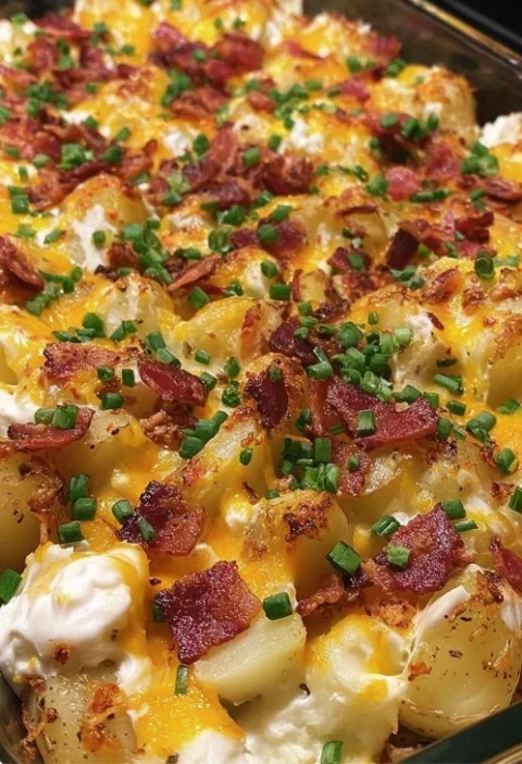 Easy Chicken Bacon Ranch Potatoes Recipe Baked Chicken Bacon Ranch Potatoes How To Make Chicken Bacon Ranch Potatoes Best ...