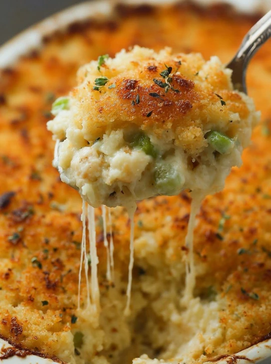 Easy Chicken Dressing Casserole Recipe Creamy Chicken Casserole Dinner Ideas One Dish Chicken Dinner Recipes Comforting Ch...