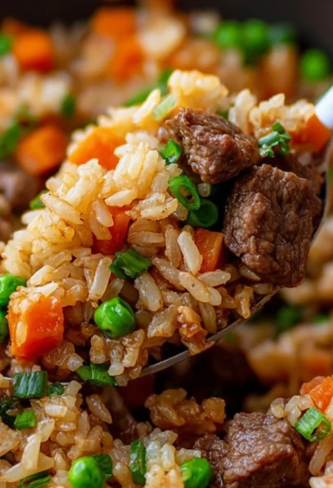 Easy Classic Beef Fried Rice Recipe Quick Savory Beef Fried Rice Better Than Takeout Beef Fried Rice Homemade Beef Fried R...
