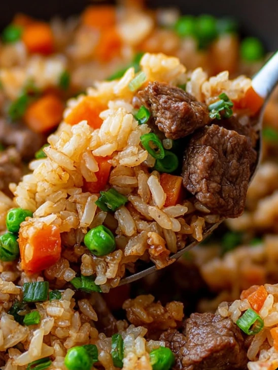Easy Classic Beef Fried Rice Recipe Quick Savory Beef Fried Rice Better Than Takeout Beef Fried Rice Homemade Beef Fried R...