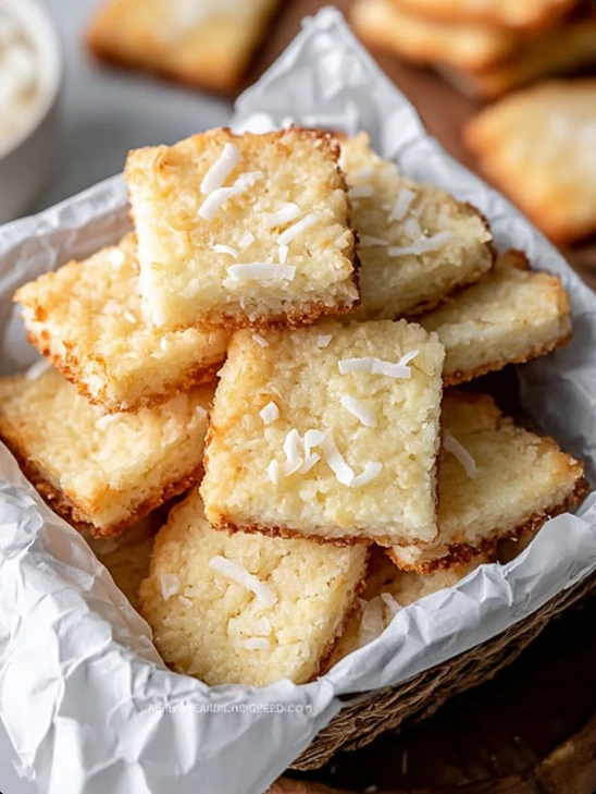 Easy Coconut Shortbread Cookies Recipe Gluten-free Coconut Shortbread Cookies Vegan Coconut Shortbread Cookies Best Coconu...