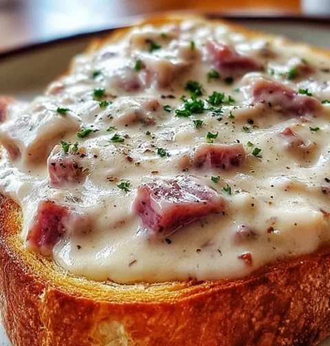 Easy Creamed Chipped Beef On Toast Recipe Quick Creamed Chipped Beef Toast Best Creamed Chipped Beef Recipe Homemade Cream...
