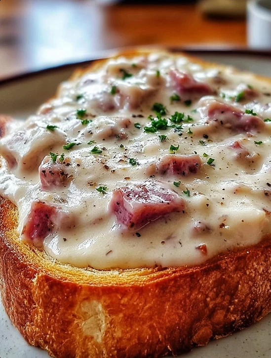 Easy Creamed Chipped Beef On Toast Recipe Quick Creamed Chipped Beef Toast Best Creamed Chipped Beef Recipe Homemade Cream...