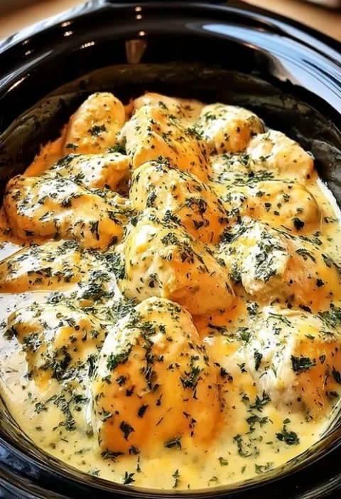 Easy Creamy Ranch Chicken Crockpot Recipe Low Carb Ranch Chicken Slow Cooker Gluten Free Creamy Ranch Chicken Recipe Keto ...