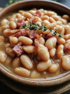 Mom’s Classic Crock Pot Great Northern Beans
