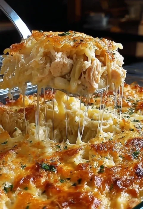 Easy Farmhouse Chicken Hashbrown Casserole Recipe Homemade Warm Chicken Hashbrown Casserole Best Chicken Hashbrown Cassero...