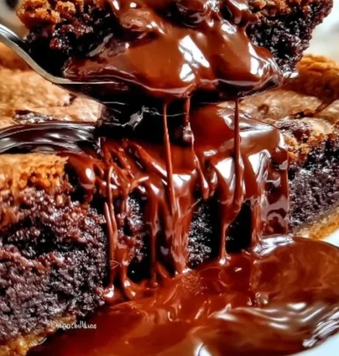 Easy Gooey Brownie Pie Recipe Best Chocolate Brownie Pie Dessert Homemade Gooey Brownie Pie Gooey Brownie Pie With Ice Cre...