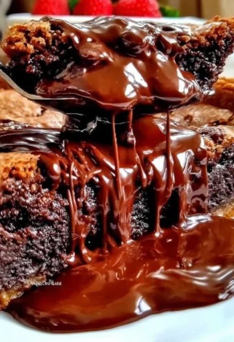 Easy Gooey Brownie Pie Recipe Best Chocolate Brownie Pie Dessert Homemade Gooey Brownie Pie Gooey Brownie Pie With Ice Cre...