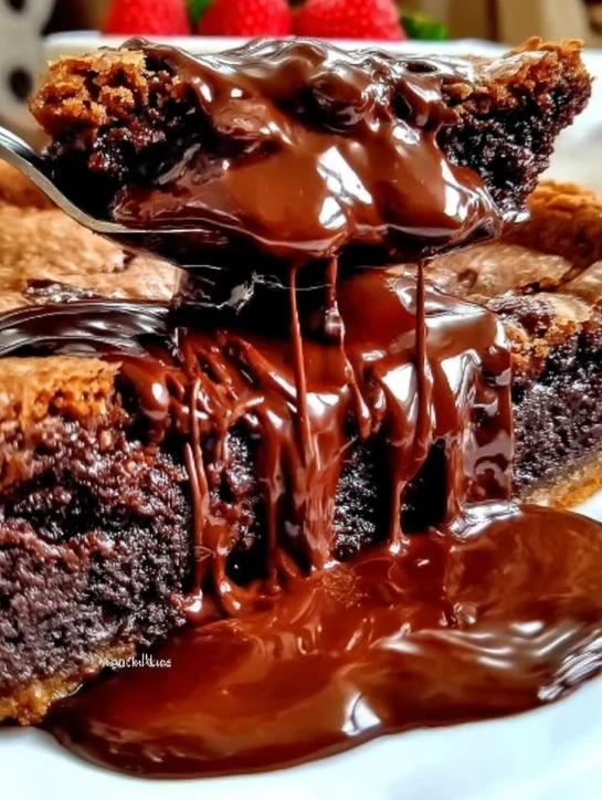 Easy Gooey Brownie Pie Recipe Best Chocolate Brownie Pie Dessert Homemade Gooey Brownie Pie Gooey Brownie Pie With Ice Cre...