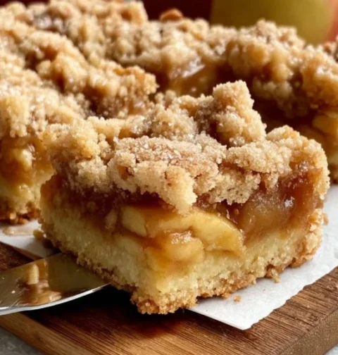 Easy Grandma's Apple Crumb Bars Recipe Homemade Apple Crumb Bars With Oatmeal Best Apple Crumb Bars Recipe Like Grandma's ...