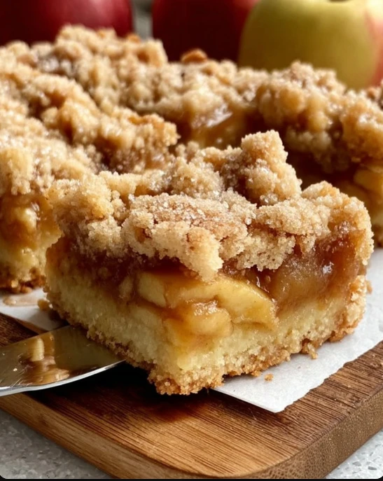 Easy Grandma's Apple Crumb Bars Recipe Homemade Apple Crumb Bars With Oatmeal Best Apple Crumb Bars Recipe Like Grandma's ...