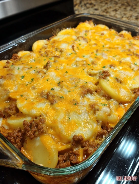 Easy Hamburger Potato Casserole Recipe One-pan Hamburger Casserole Ideas Quick Hamburger Potato Bake Cozy Weeknight Hambur...