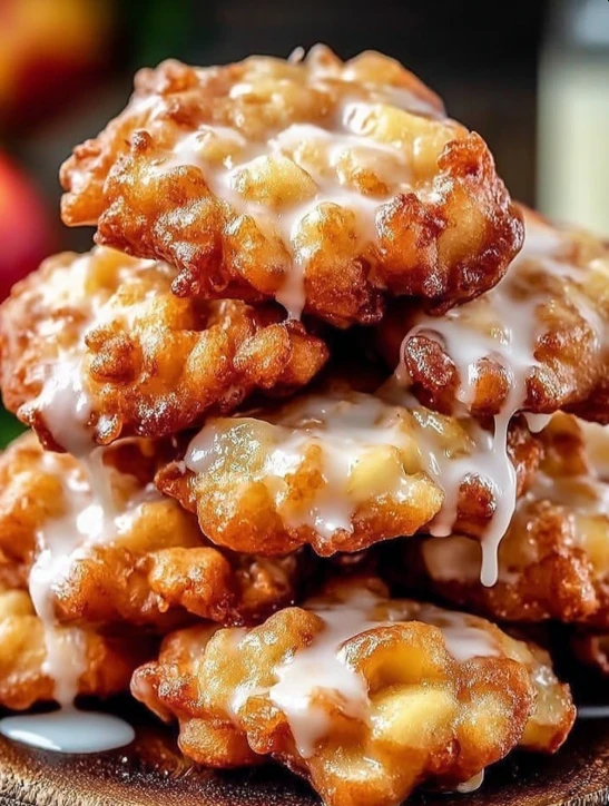 Easy Holiday Table Apple Fritters Recipe Best Baked Apple Fritters For Christmas Gluten-free Comfort Apple Fritters Homema...