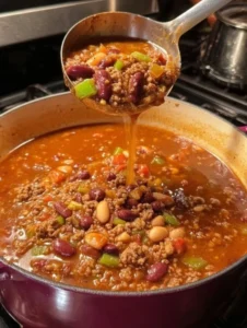 One-Pot Wendy’s Chili Copycat