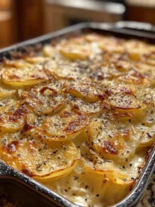 Easy Roasted Parmesan Creamed Onions with buttery cream sauce