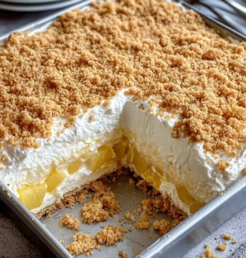 Easy Pineapple Dream Dessert Recipe Best Summer Pineapple Dessert Ideas Homemade Cozy Summer Kitchen Dessert Pineapple Dre...