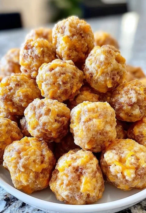Easy Sausage Balls Recipe No Bisquick Best Cheese For Sausage Balls Gluten-free Sausage Balls Appetizer Sausage Balls With...