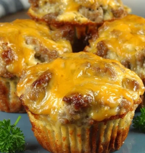 Easy Sausage Muffins Recipe Best Sausage Muffins For Breakfast Gluten-free Sausage Muffins Homemade Sausage Cheese Muffins...