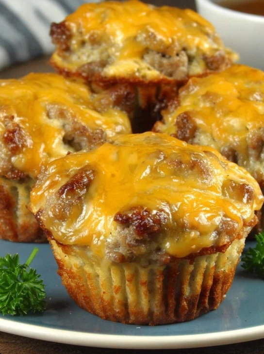 Easy Sausage Muffins Recipe Best Sausage Muffins For Breakfast Gluten-free Sausage Muffins Homemade Sausage Cheese Muffins...