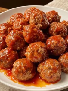 Easy Slow Cooker Meatballs
