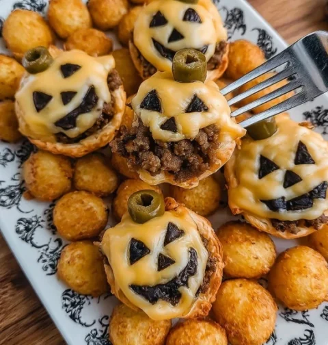 Easy Spooky Beef Pies Recipe Flaky Beef Pies For Halloween How To Make Spooky Beef Pies Halloween Beef Pie Ideas Kid-frien...