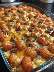 TATER TOT SAUSAGE BREAKFAST CASSEROLE