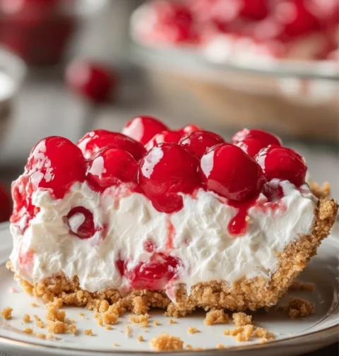 Grandma's Cherry Delight Recipe Easy Homemade Cherry Delight Dessert Recipe Best Cherry Delight Recipe With Jello No Bake ...