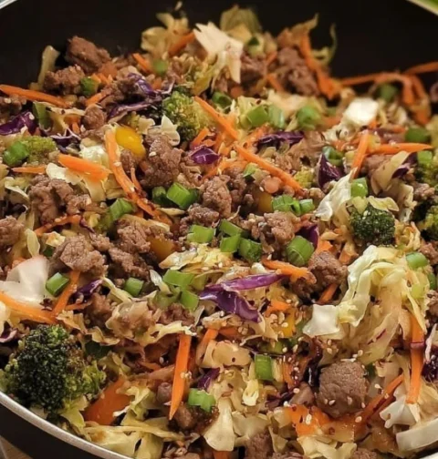 Healthy Holiday Table Eggroll Bowl Recipe Easy Comfort Food Eggroll In A Bowl Low Carb Eggroll In A Bowl For Holidays Glut...