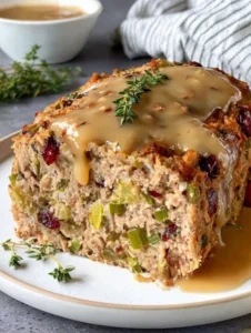 Holiday Homestead Turkey Stuffing Meatloaf