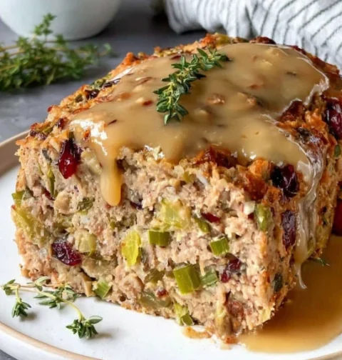 Holiday Homestead Turkey Stuffing Meatloaf Recipe Best Turkey Stuffing Meatloaf Homemade Turkey Meatloaf With Stuffing Fes...